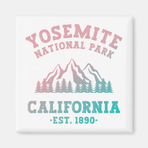 Imán Gradiente de senderismo de California en el Parque