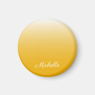 Imán Gradiente personalizado amarillo oscuro