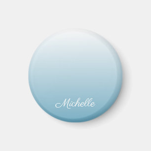 Imán Gradiente personalizado de color azul angelado