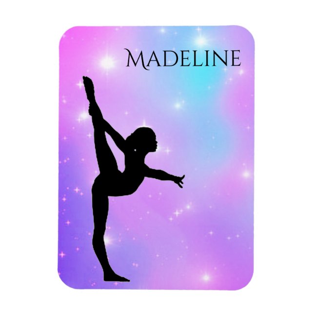 Imán Gradiente púrpura de chicas (Vertical)