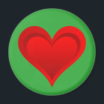 Imán Gradientes CORAZÓN DE AMOR ROJO   tu trasero. e id<br><div class="desc">Bonitos Compuestas por EDDA Fröhlich / EDDArt | Feliz sentimiento por regalos en el amor | para más productos y diseños no dude en ponerse en contacto conmigo: contact@eddart.de o echar un vistazo aquí: www.zazzle.com/prettypatternarts* y aquí: www.zazzle.com/eddartshop* y aquí:・</div>