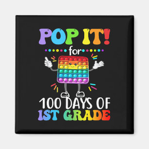 Imán Grado Pop It por 100 días Feliz 100° día de compra