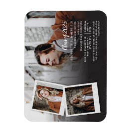 Imán Graduación 2025 Invitación a la fiesta de Collage 