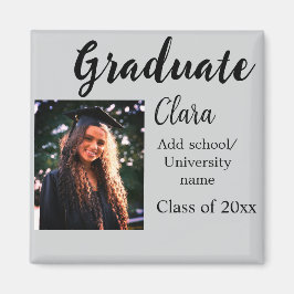 Imán Graduación añadir clase de nombre de 20xx congrats