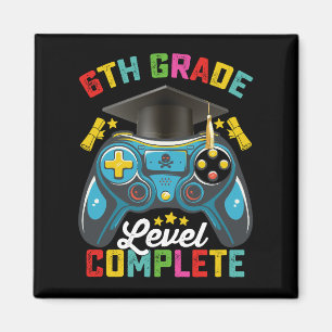 Imán Graduación Completa de 6to Grado de Juegos para Ju