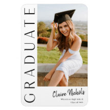 Graduación con Foto Vertical Moderna