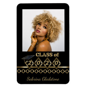 Imán Graduación de fotos con clase - 20XX