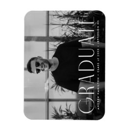 Imán Graduación de fotos de simplicidad moderna