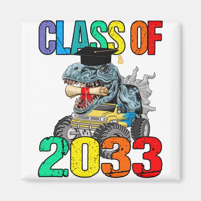 Imán Graduación De Guay T-Rex De 2033 (Frente)