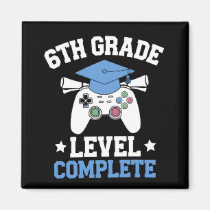 Imán Graduación de Juegos de Nivel de 6to Grado Complet