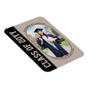 Imán Graduación de la Escuela de Fotos Moderna y Negrit