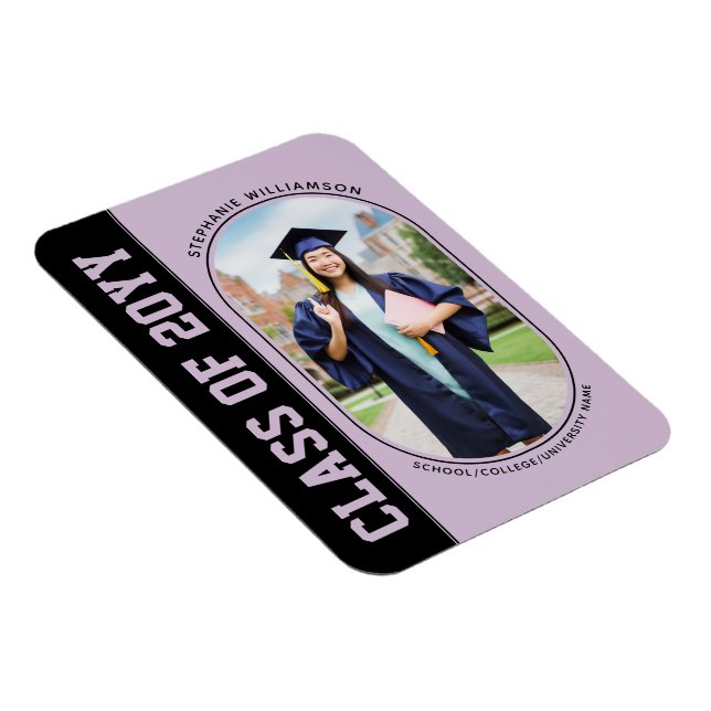 Imán Graduación de la Escuela de Fotos Moderna y Negrit (Lado Derecho)