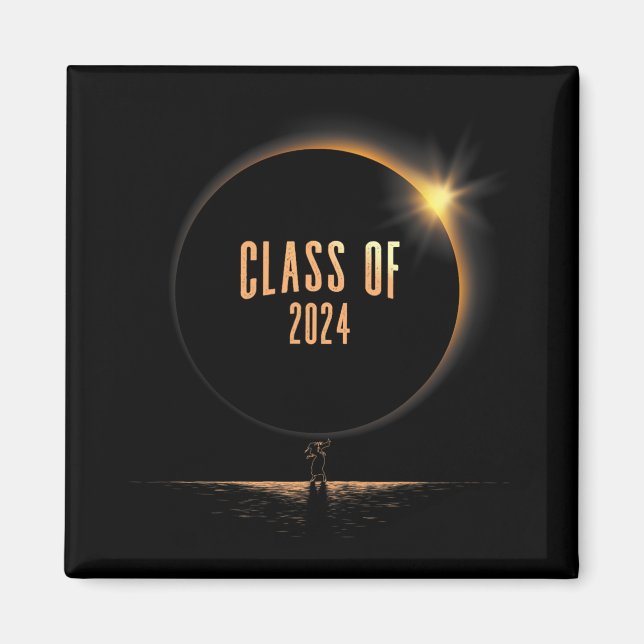 Imán Graduación De La Escuela Solar Eclipse Dabbing Cl  (Frente)