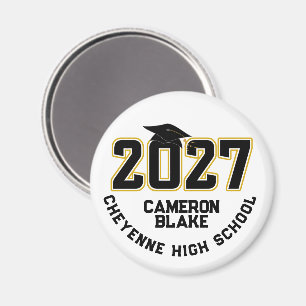 Imán Graduación de la promoción 2027 de Letterman