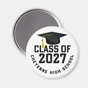 Imán Graduación de la promoción 2027 de Letterman
