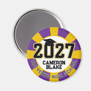 Imán Graduación de la promoción 2027 de Letterman