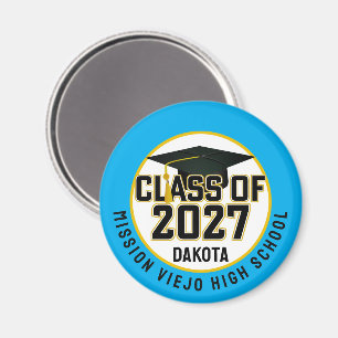 Imán Graduación de la promoción 2027 de Letterman