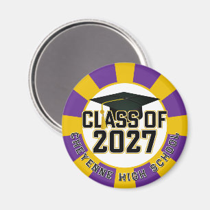 Imán Graduación de la promoción 2027 de Letterman