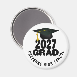 Imán Graduación de la promoción 2027 en negrita