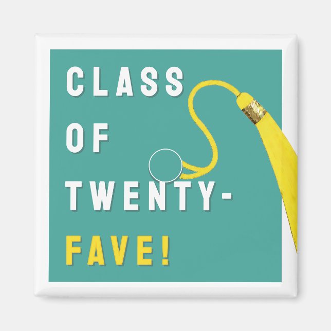 Imán Graduación divertida 2025 Magnet (Frente)