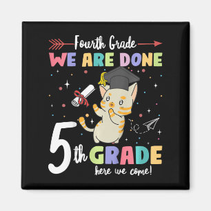 Imán Graduación Gato 4º Grado Se Realizó 5º Grado
