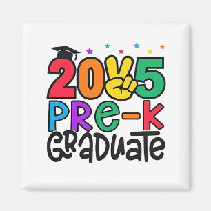 Imán Graduación preescolar de niños de pregrado 2025