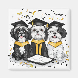 Imán Graduación Shih Tzu Dogs