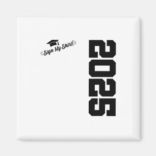 Imán Graduación Superior De 2025 - Camisas Autográficas