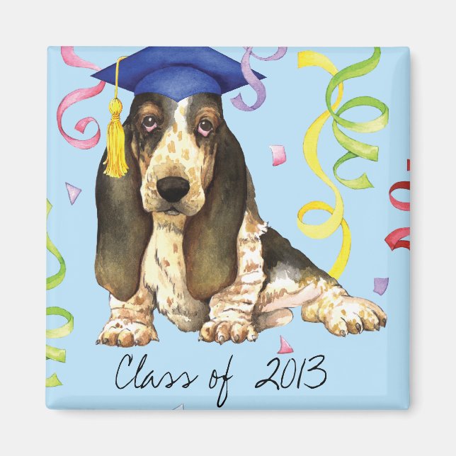Imán Graduado Basset (Frente)