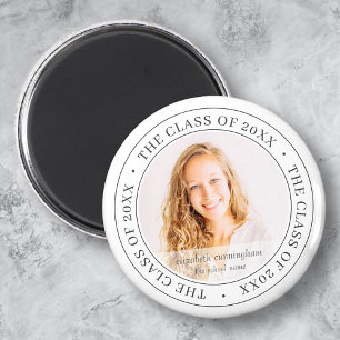 Imán Graduado de 20XX Personalizado moderno simple
