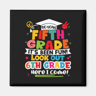 Imán Graduado de 5° Grado Niños Chicas Ki