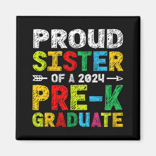 Imán Graduado de la familia de graduados pre-k 2024