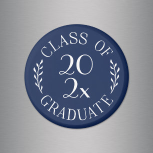 Imán Graduado de la promoción de 2023 Tipografía Chic A