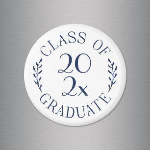 Imán Graduado de la promoción de 2023 Tipografía Chic N
