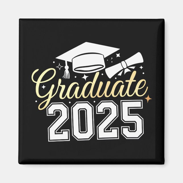 Imán Graduado de la promoción de 2025 (Frente)