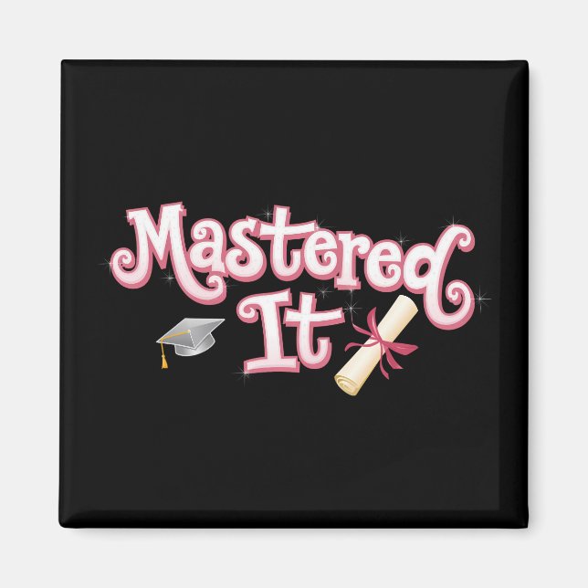 Imán Graduado de Maestría Graduado de Máster (Frente)