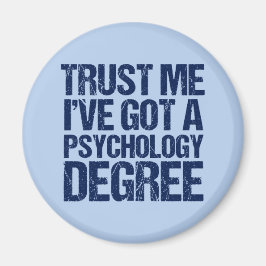 Imán Graduado de Psicología divertida Psicólogo