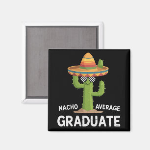 Imán Graduado de secundaria no promedio Nacho Humor Uni