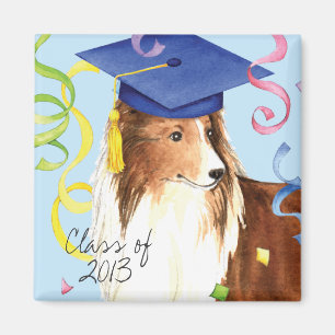 Imán Graduado de Sheltie