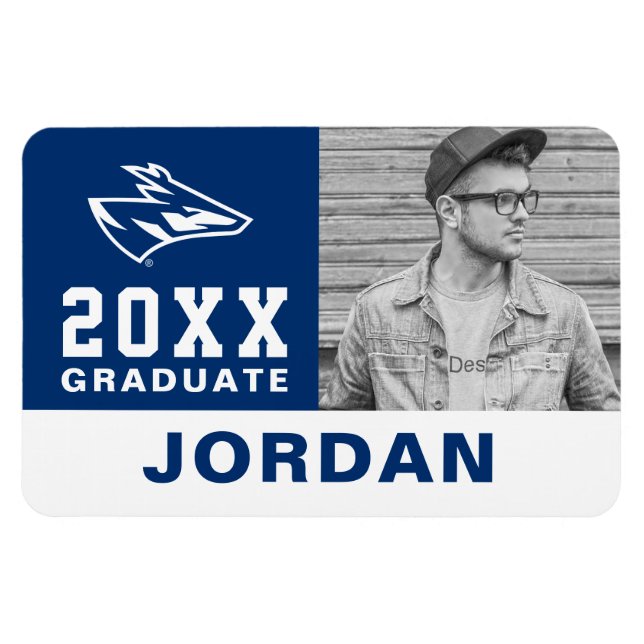 Imán Graduado de UNK Lopers (Horizontal)