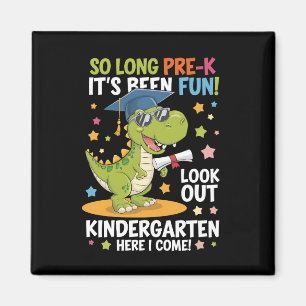 Imán Graduado Pre K Kinder Dinosaurio T Rex