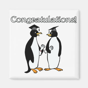 Imán Graduados del pingüino
