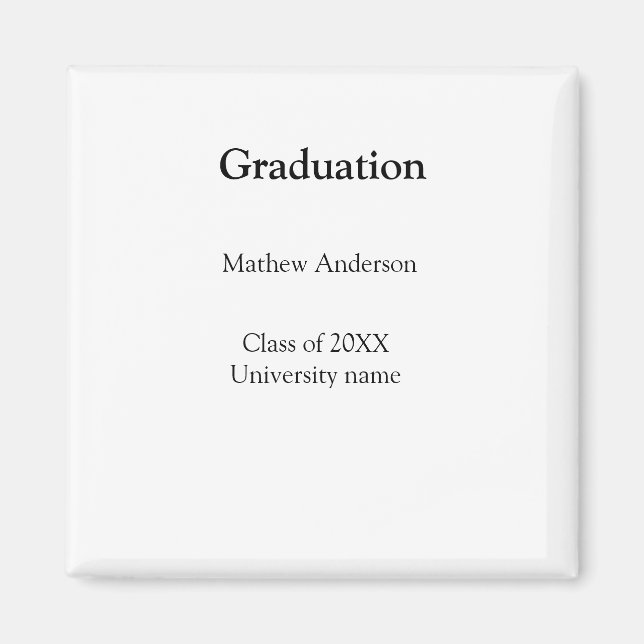 Imán Graduation name class of 20XX university name simp (Frente)