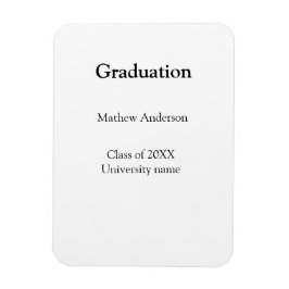 Imán Graduation name class of 20XX university name simp