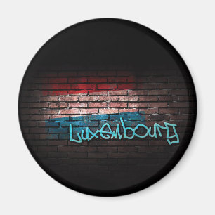 Imán Graffiti; Bandera de Luxemburgo