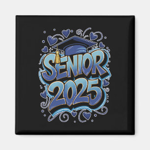 Imán Graffiti Cl De 2025 Senior 2025 Graduación De Nuev