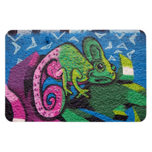 Imán Graffiti colorido Chameleon