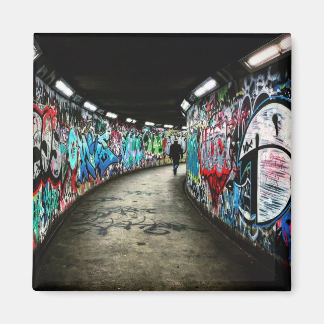 Imán Graffiti del metro (Frente)
