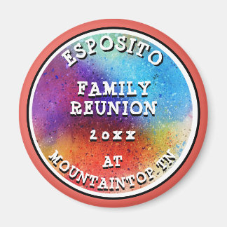 Imán Graffiti divertido familia de arte Reunión de souv