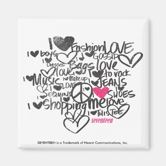 Imán Graffiti Magenta (Frente)